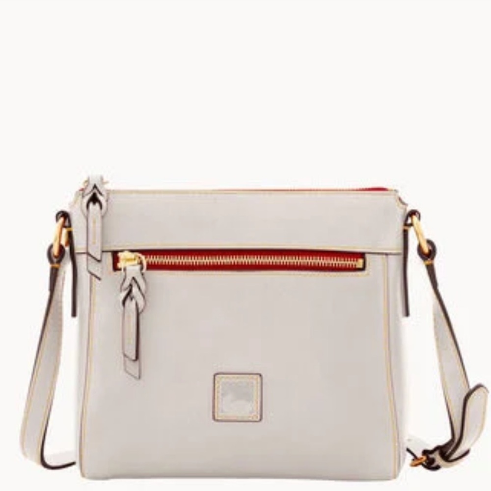 ORIGINAL Dooney & Bourke Florentine Allison Crossbody in Ecru 
A++ Condition!